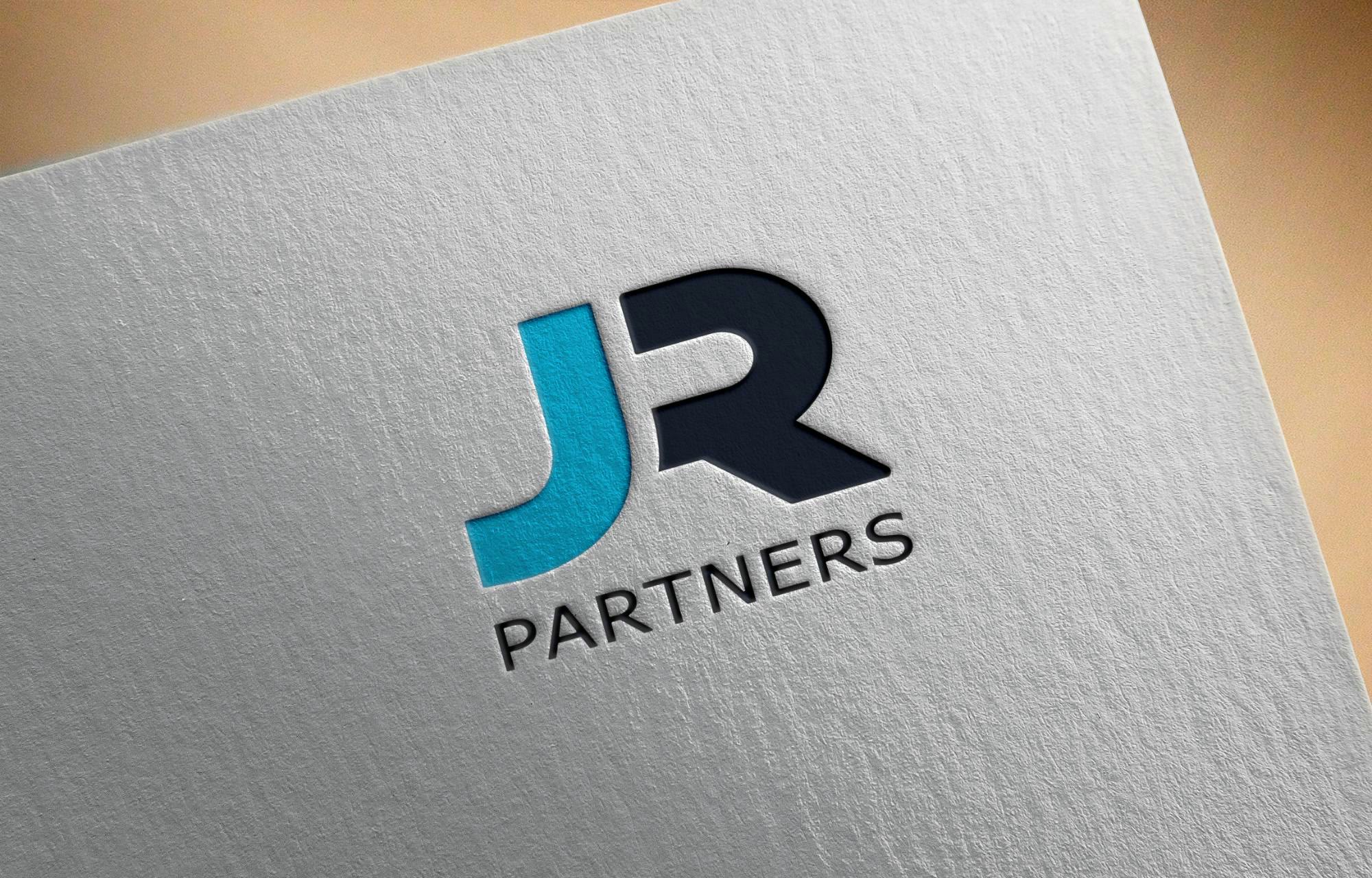 The logo embossed on white textured paper